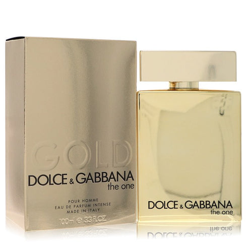 The One Gold by Dolce & Gabbana For Men - Eau De Parfum Intense Spray 3.3 oz