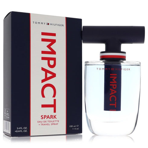 Tommy-Hilfiger-Impact-Spark-by-Tommy-Hilfiger-For-Men Eau De Toilette Spray 3.4 oz 3.4 oz Eau De Toilette + .14 oz Travel EDT Spray (100 ml)