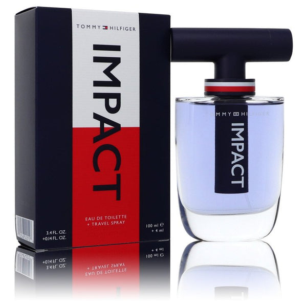 Tommy-Hilfiger-Impact-by-Tommy-Hilfiger-For-Men Gift Set 3.4 oz Eau De Toilette Spray + .14 oz Travel EDT Spray