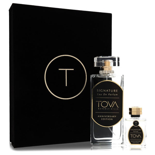Tova-Signature-Anniversary-Edition-by-Tova-Beverly-Hills-For-Women Eau De Parfum Spray + 1/2 oz Pure Perfume 3.4 oz 3.4 oz Eau De Parfum Spray + .5 oz Parfum (100 ml)