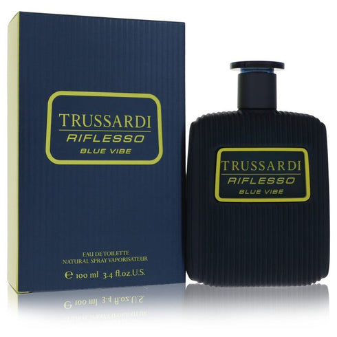 Trussardi-Riflesso-Blue-Vibe-by-Trussardi-For-Men Eau De Toilette Spray 3.4 oz (100 ml)