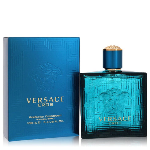Versace-Eros-by-Versace-For-Men Deodorant Spray 3.4 oz (100 ml)