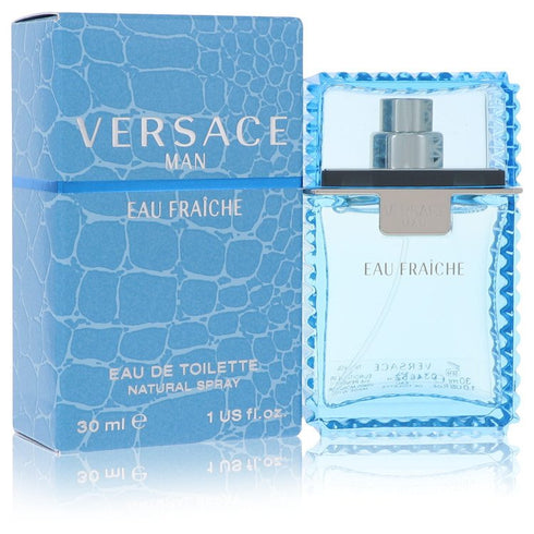 Versace-Man-by-Versace-For-Men Eau Fraiche Eau De Toilette Spray (Blue) 1 oz (30 ml)