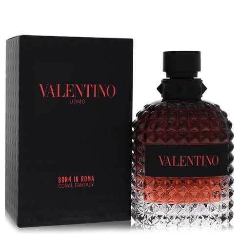 Valentino-Uomo-Born-in-Roma-Coral-Fantasy-by-Valentino-For-Men Eau De Toilette Spray 3.4 oz (100 ml)