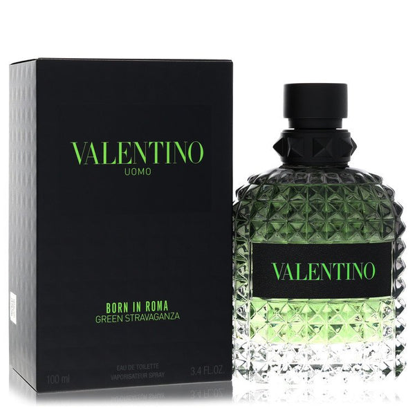 Valentino-Uomo-Born-In-Roma-Green-Stravaganza-by-Valentino-For-Men Eau De Toilette Spray 3.4 oz (100 ml)