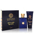 Versace Pour Homme Dylan Blue by Versace For Men - Gift Set -- 100 ml (3.4 oz) Eau de Toilette Spray + 100 ml (3.4 oz) Shower Gel