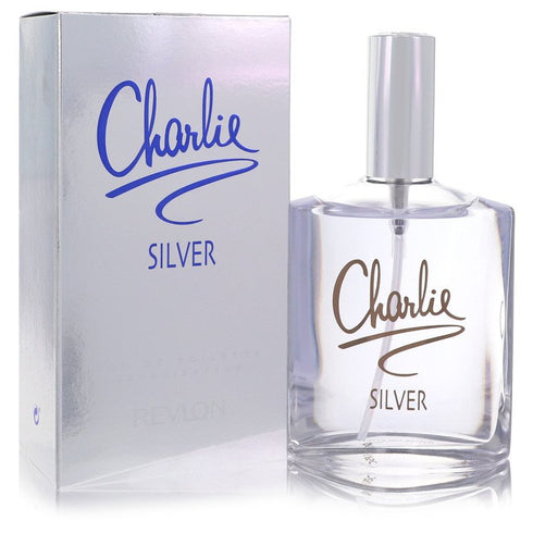 Charlie-Silver-by-Revlon-For-Women Eau De Toilette Spray 3.4 oz (100 ml)