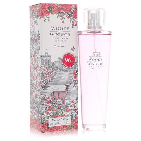 True-Rose-by-Woods-of-Windsor-For-Women Eau De Toilette Spray 3.3 oz (100 ml)