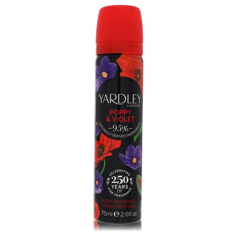 Yardley-Poppy-&-Violet-by-Yardley-London-For-Women Body Fragrance Spray 2.6 oz (77 ml)