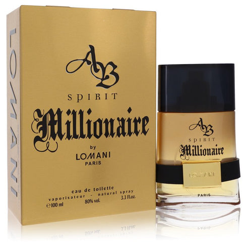 Spirit-Millionaire-by-Lomani-For-Men Eau De Toilette Spray 3.3 oz (100 ml)
