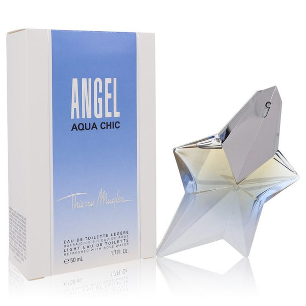 Angel-Aqua-Chic-by-Thierry-Mugler-For-Women Light Eau De Toilette Spray 1.7 oz (50 ml)