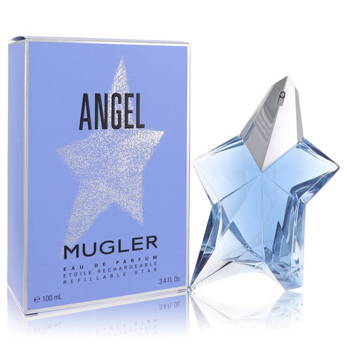 Angel-by-Thierry-Mugler-For-Women Standing Star Eau De Parfum Spray Refillable 3.4 oz (100 ml)