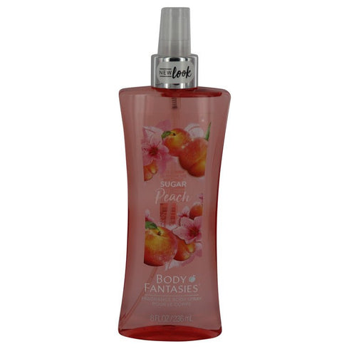 Body Fantasies Signature Sugar Peach by Parfums De Coeur For Women - Body Spray 8 oz