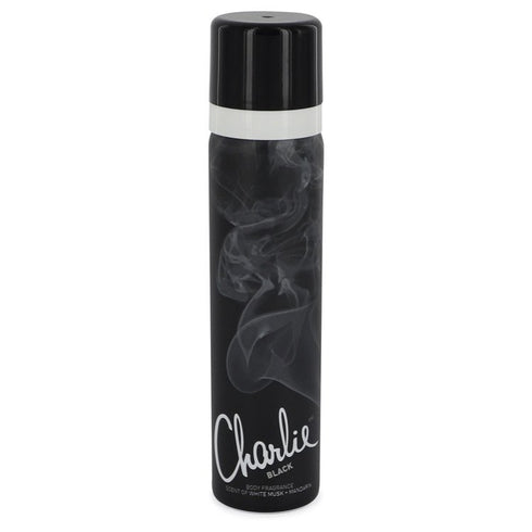Charlie Black by Revlon For Women - Body Fragrance Spray 2.5 oz