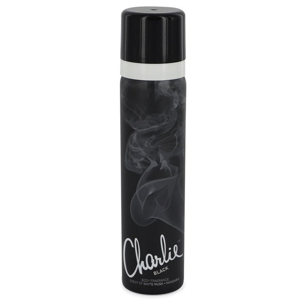 Charlie Black by Revlon For Women - Body Fragrance Spray 2.5 oz