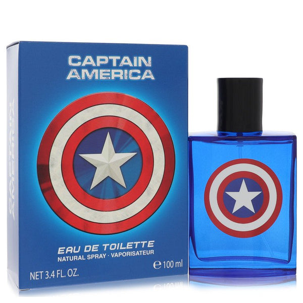 Captain-America-by-Marvel-For-Men Eau De Toilette Spray 3.4 oz (100 ml)