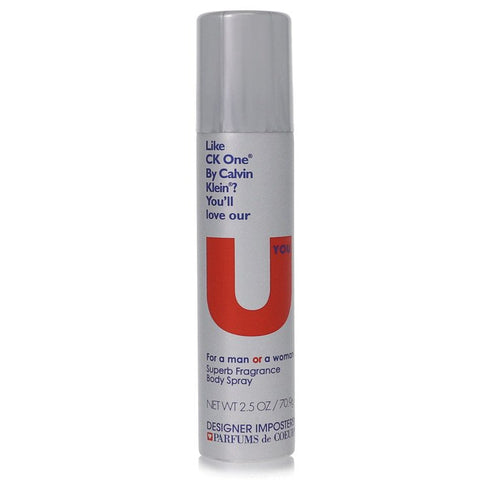 Designer-Imposters-U-You-by-Parfums-De-Coeur-For-Women Deodorant Body Spray (Unisex) 2.5 oz (75 ml)