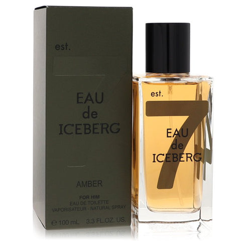 Eau-De-Iceberg-Amber-by-Iceberg-For-Men Eau De Toilette Spray 3.4 oz (100 ml)