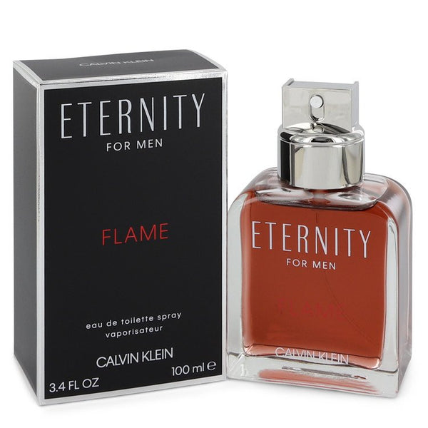 Eternity Flame by Calvin Klein For Men - Eau De Toilette Spray 100 ml (3.4 oz)