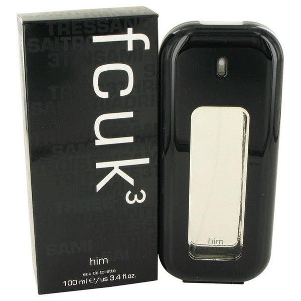 Fcuk 3 by French Connection For Men - Eau De Toilette Spray 100 ml (3.4 oz)