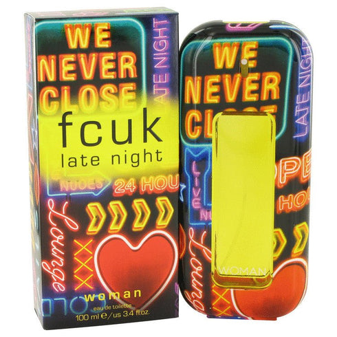 FCUK Late Night by French Connection For Women - Eau De Toilette Spray 100 ml (3.4 oz)
