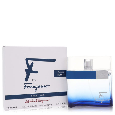 F-Free-Time-by-Salvatore-Ferragamo-For-Men Eau De Toilette Spray 3.4 oz (100 ml)