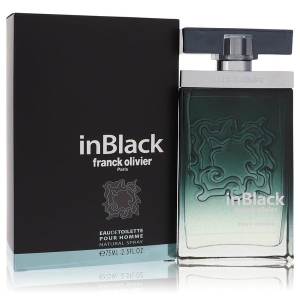 Franck-Olivier-In-Black-by-Franck-Olivier-For-Men Eau De Toilette Spray 2.5 oz (75 ml)