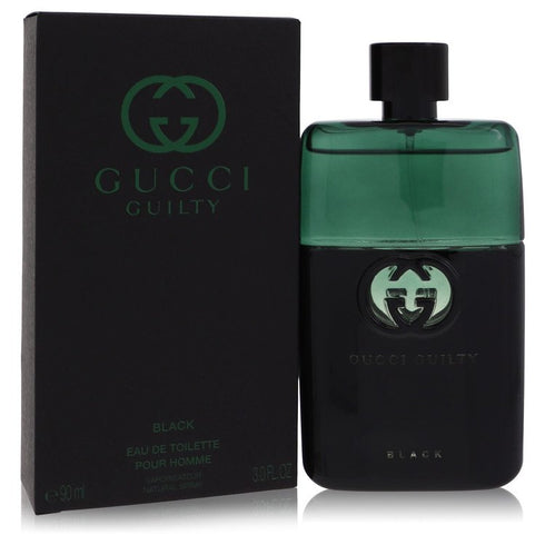Gucci-Guilty-Black-by-Gucci-For-Men Eau De Toilette Spray 3 oz (90 ml)