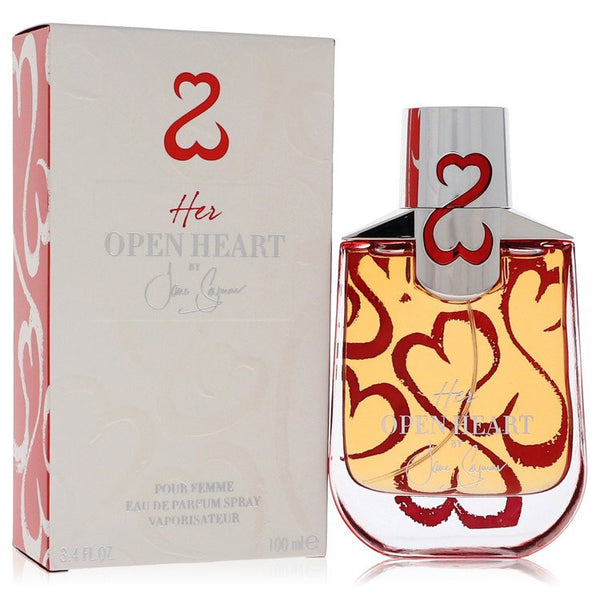 Her-Open-Heart-by-Jane-Seymour-For-Women Eau De Parfum Spray with Free Jewelry Roll 3.4 oz (100 ml)