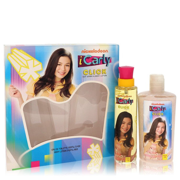 iCarly-Click-by-Marmol-&-Son-For-Women Gift Set 3.4 oz Eau De Toilette Spray + 8 oz Body Lotion