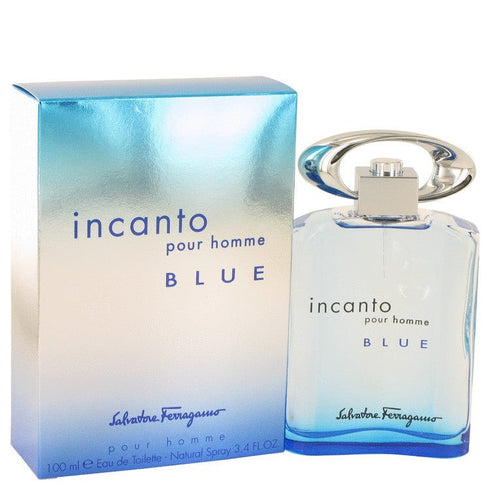 Incanto Blue by Salvatore Ferragamo For Men - Eau De Toilette Spray 100 ml (3.4 oz)