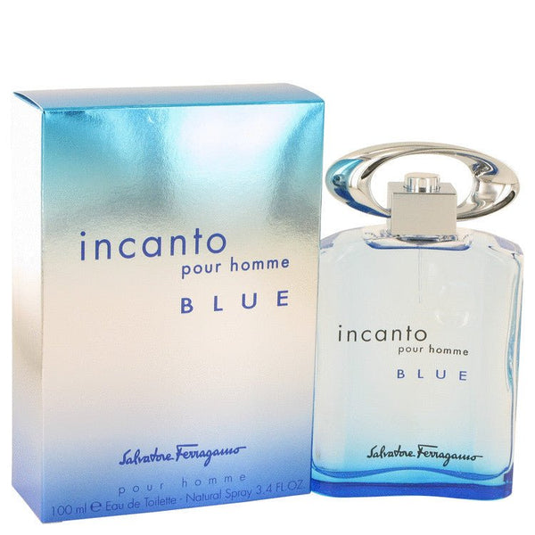 Incanto Blue by Salvatore Ferragamo For Men - Eau De Toilette Spray 100 ml (3.4 oz)