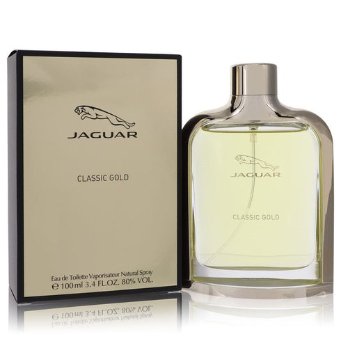 Jaguar-Classic-Gold-by-Jaguar-For-Men Eau De Toilette Spray 3.4 oz (100 ml)