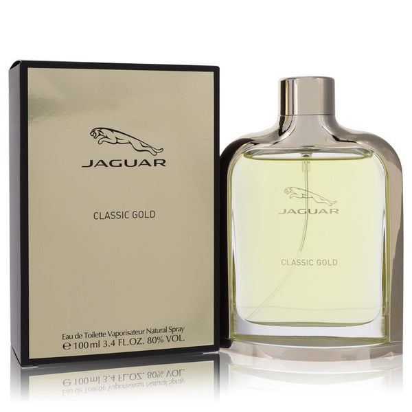 Jaguar-Classic-Gold-by-Jaguar-For-Men Eau De Toilette Spray 3.4 oz (100 ml)