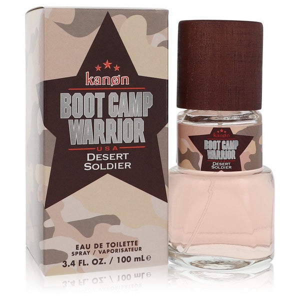 Kanon-Boot-Camp-Warrior-Desert-Soldier-by-Kanon-For-Men Eau De Toilette Spray 3.4 oz (100 ml)