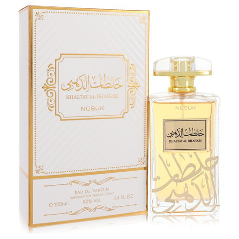 Khaltat-Al-Dhahabi-by-Nusuk-For-Men Eau De Parfum Spray (Unisex) 3.4 oz (100 ml)