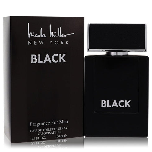 Nicole-Miller-Black-by-Nicole-Miller-For-Men Eau De Toilette Spray 3.4 oz (100 ml)