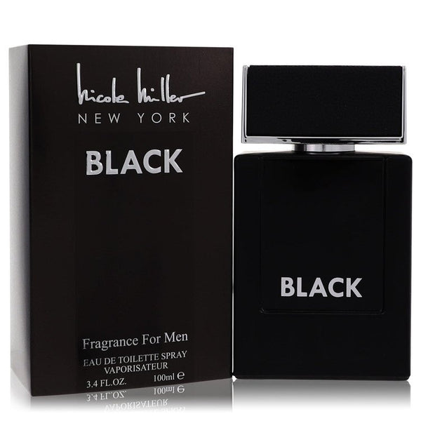 Nicole-Miller-Black-by-Nicole-Miller-For-Men Eau De Toilette Spray 3.4 oz (100 ml)