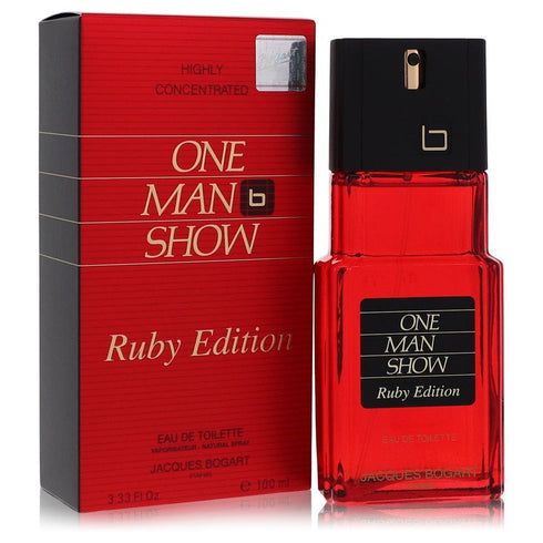 One-Man-Show-Ruby-by-Jacques-Bogart-For-Men Eau De Toilette Spray 3.3 oz (100 ml)