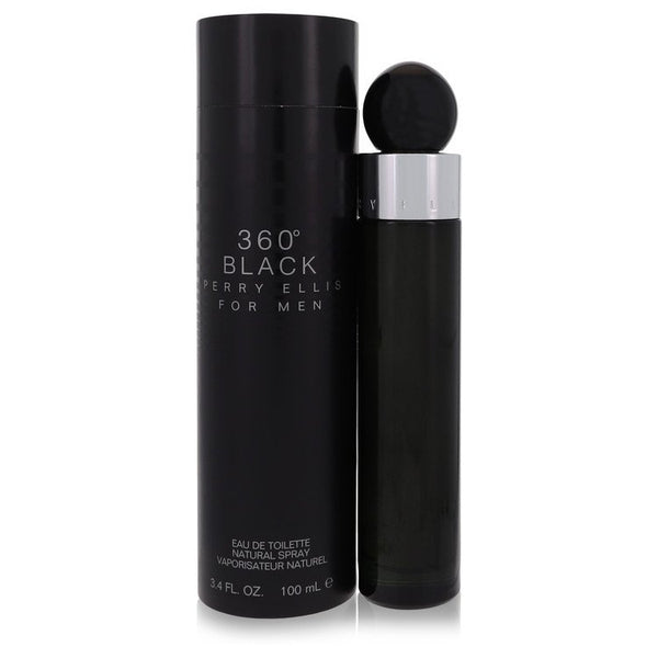 Perry-Ellis-360-Black-by-Perry-Ellis-For-Men Eau De Toilette Spray 3.4 oz (100 ml)