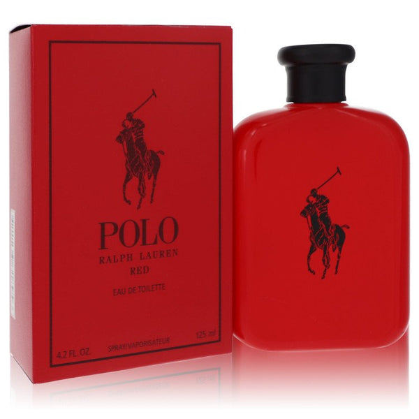 Polo-Red-by-Ralph-Lauren-For-Men Eau De Toilette Spray 4.2 oz (125 ml)