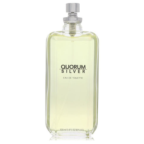 Quorum-Silver-by-Puig-For-Men Eau De Toilette Spray (Tester) 3.4 oz (100 ml)