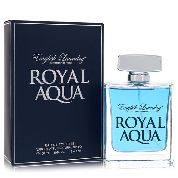Royal-Aqua-by-English-Laundry-For-Men Eau De Toilette Spray 3.4 oz (100 ml)