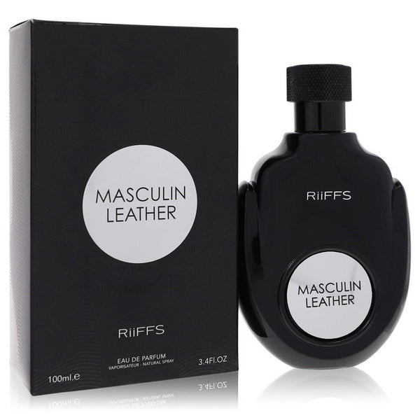 Masculin-Leather-by-Riiffs-For-Men Eau De Parfum Spray 3.4 oz (100 ml)