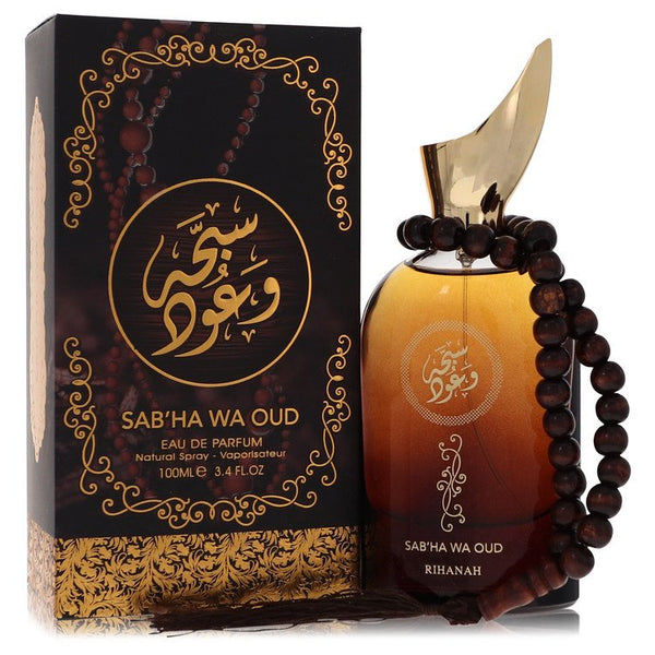 Sabha-Wa-Oud-by-Rihanah-For-Men Eau De Parfum Spray (Unisex) 3.4 oz (100 ml)