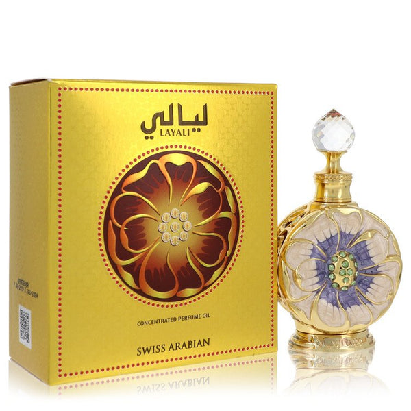 Swiss-Arabian-Layali-by-Swiss-Arabian-For-Women Concentrated Perfume Oil 0.5 oz (15 ml)