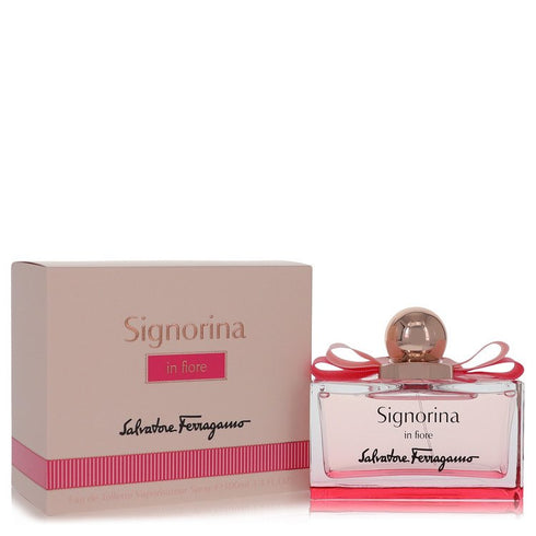 Signorina-In-Fiore-by-Salvatore-Ferragamo-For-Women Eau De Toilette Spray 3.4 oz (100 ml)