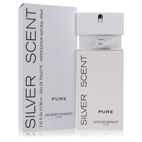 Silver-Scent-Pure-by-Jacques-Bogart-For-Men Eau De Toilette Spray 3.4 oz (100 ml)