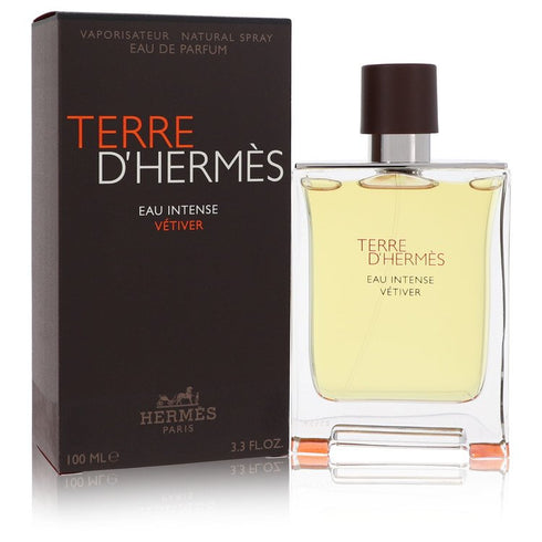 Terre-D'hermes-Eau-Intense-Vetiver-by-Hermes-For-Men Eau De Parfum Spray 3.3 oz (100 ml)