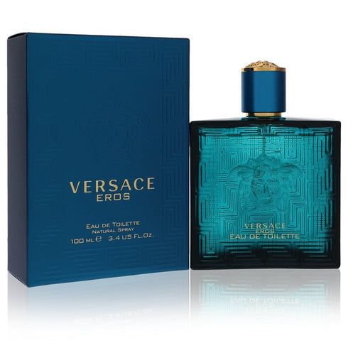 Versace-Eros-by-Versace-For-Men Eau De Toilette Spray 3.4 oz (100 ml)